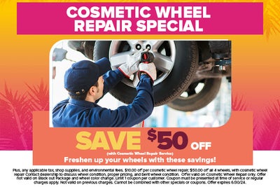 Cosmetic Wheel Repair Special