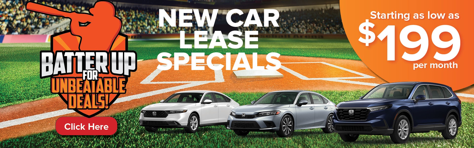 New Car Lease Specials Starting as low as $199 per month