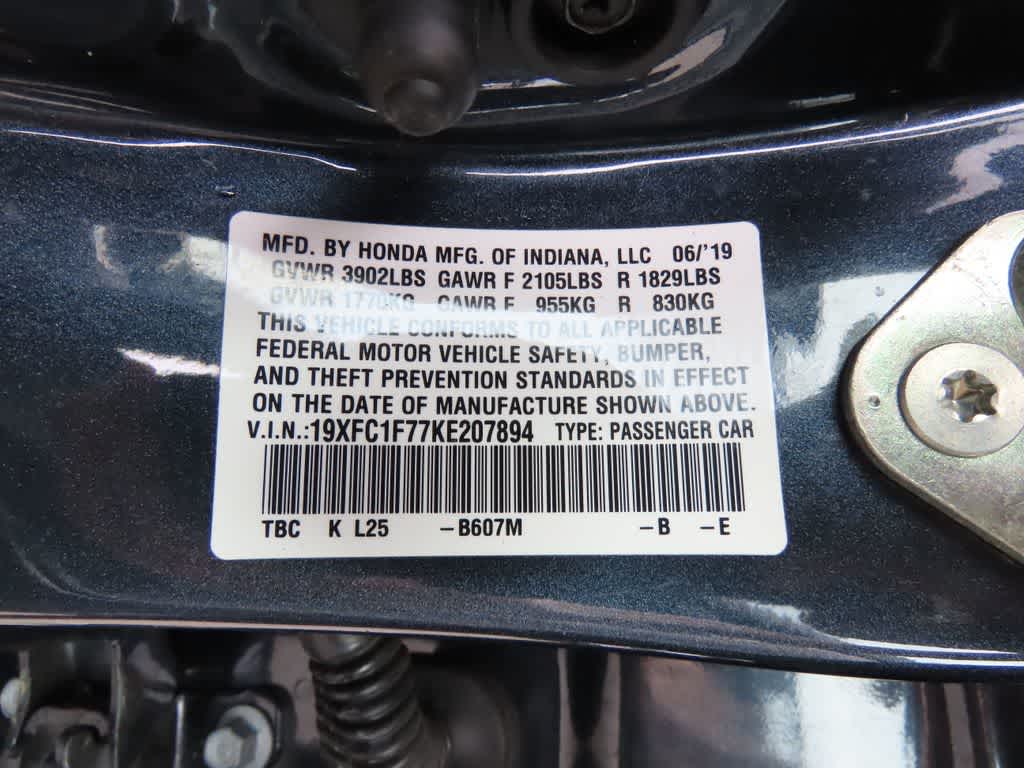 2019 Honda Civic Sedan EX-L
