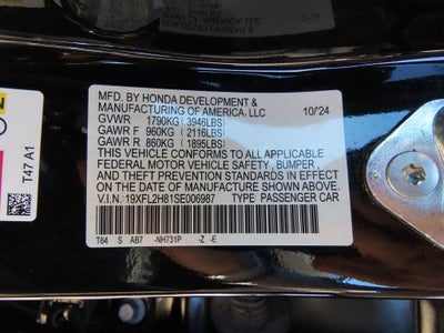 2025 Honda Civic Sport