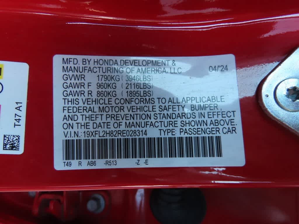 2024 Honda Civic Hatchback Sport