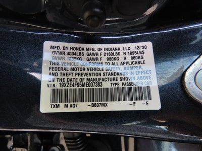 2021 Honda Insight Touring