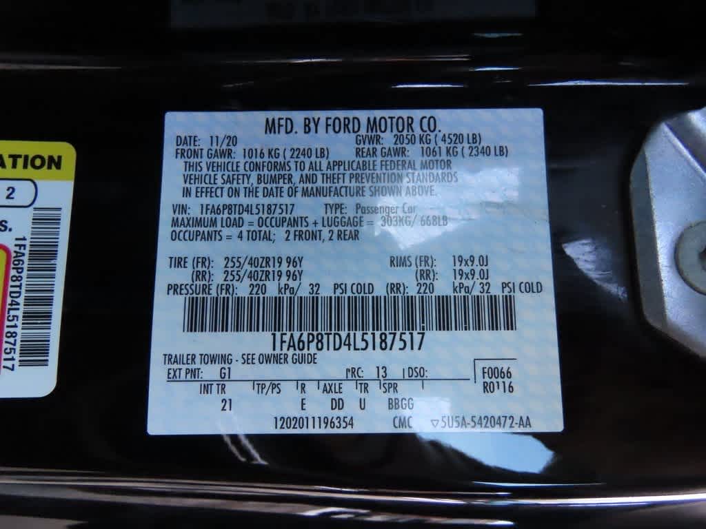 2020 Ford Mustang EcoBoost