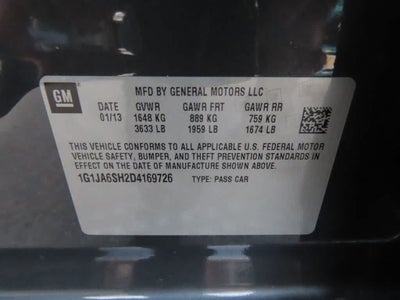 2013 Chevrolet Sonic LS