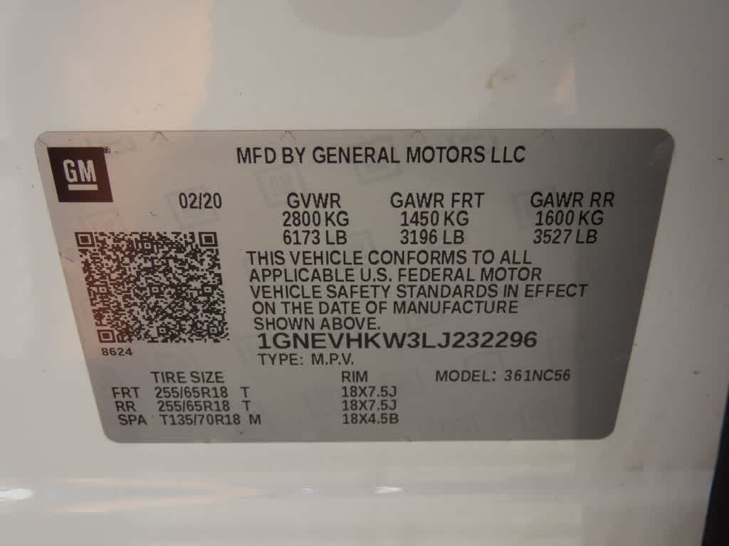 2020 Chevrolet Traverse LT Leather