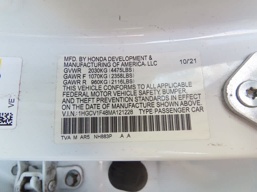 2021 Honda Accord Sport SE