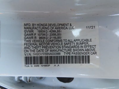 2022 Honda Accord EX-L