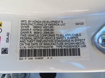 2023 Honda Accord LX