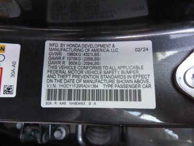2024 Honda Accord LX