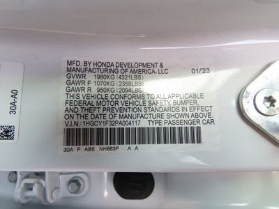 2023 Honda Accord EX