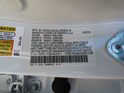 2023 Honda Accord Base