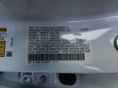 2024 Honda Accord EX