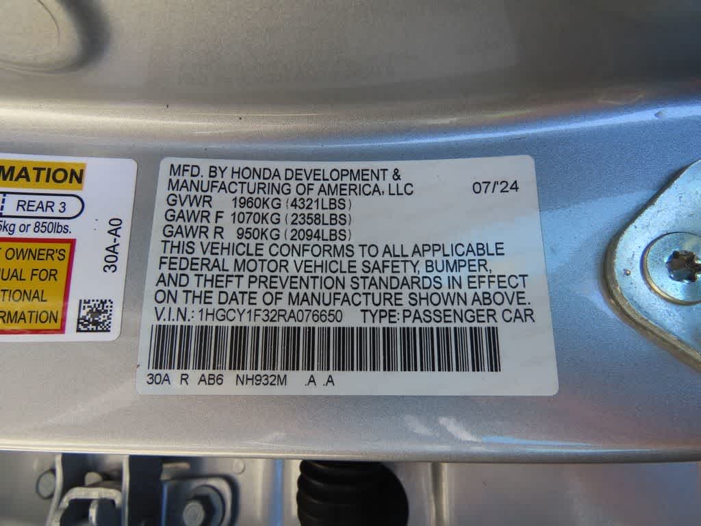 2024 Honda Accord EX