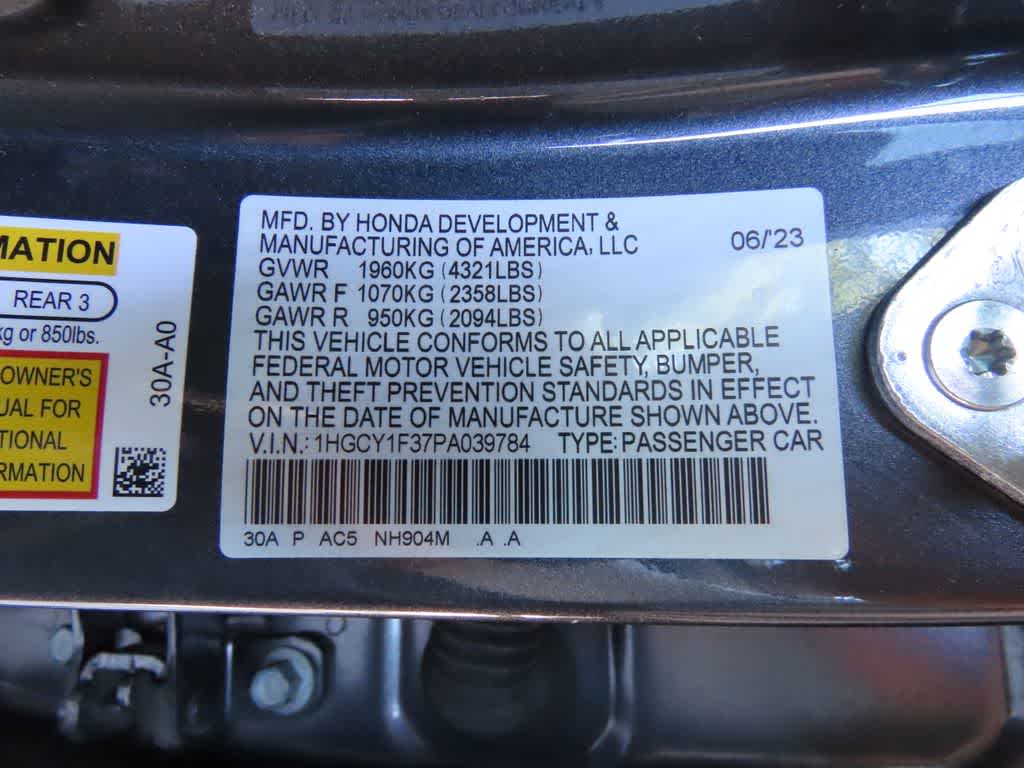 2023 Honda Accord EX