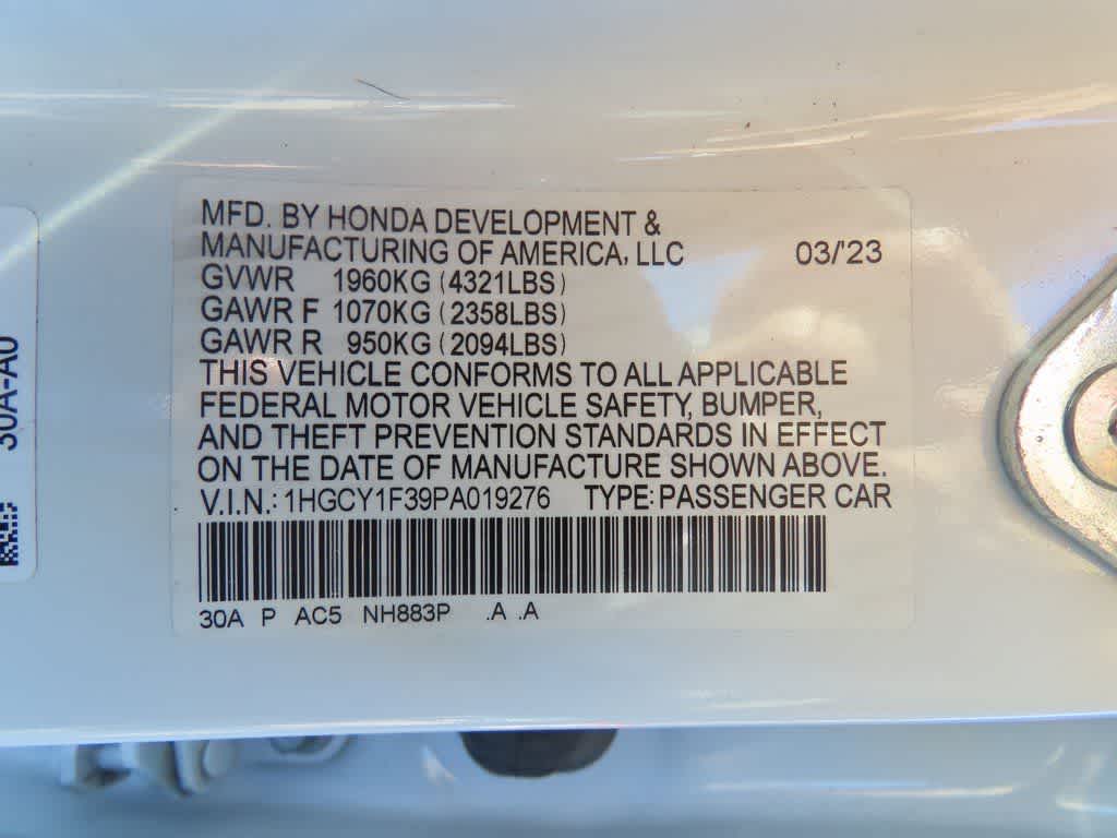 2023 Honda Accord EX