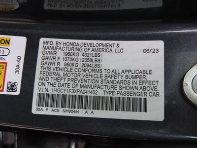 2023 Honda Accord Base
