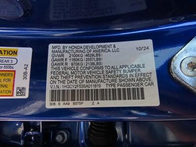 2025 Honda Accord Sport