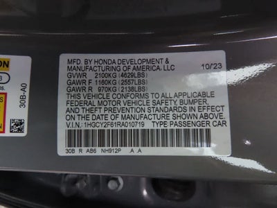 2024 Honda Accord Hybrid EX-L
