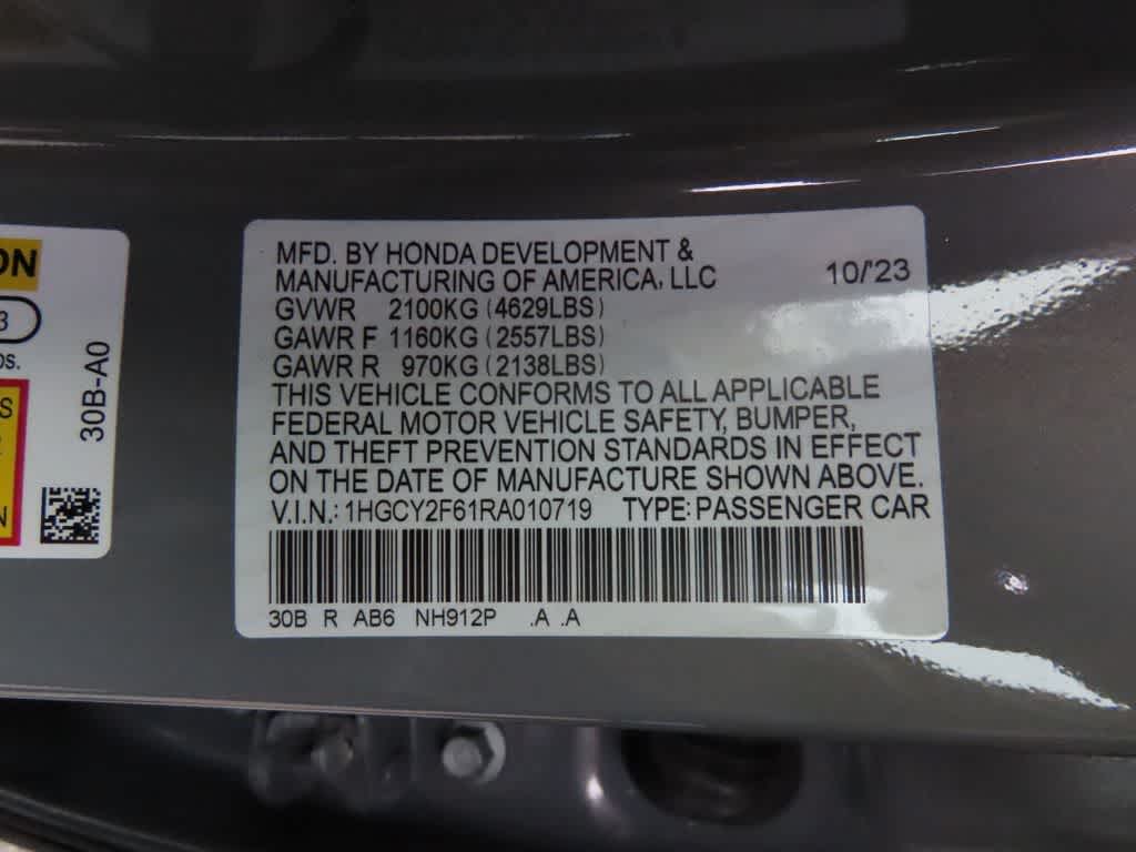 2024 Honda Accord Hybrid EX-L