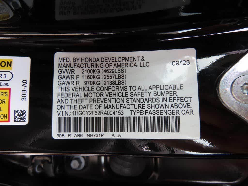 2024 Honda Accord Hybrid EX-L