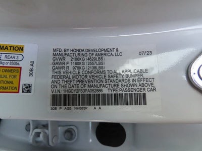 2023 Honda Accord Hybrid Base