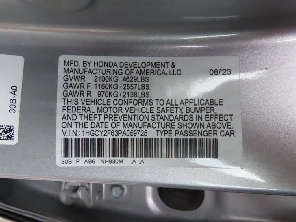 2023 Honda Accord Hybrid Base