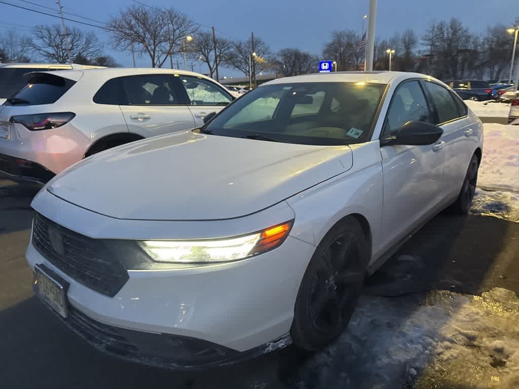 Certified 2023 Honda Accord Hybrid Sport-L with VIN 1HGCY2F74PA009960 for sale in Northfield, Minnesota