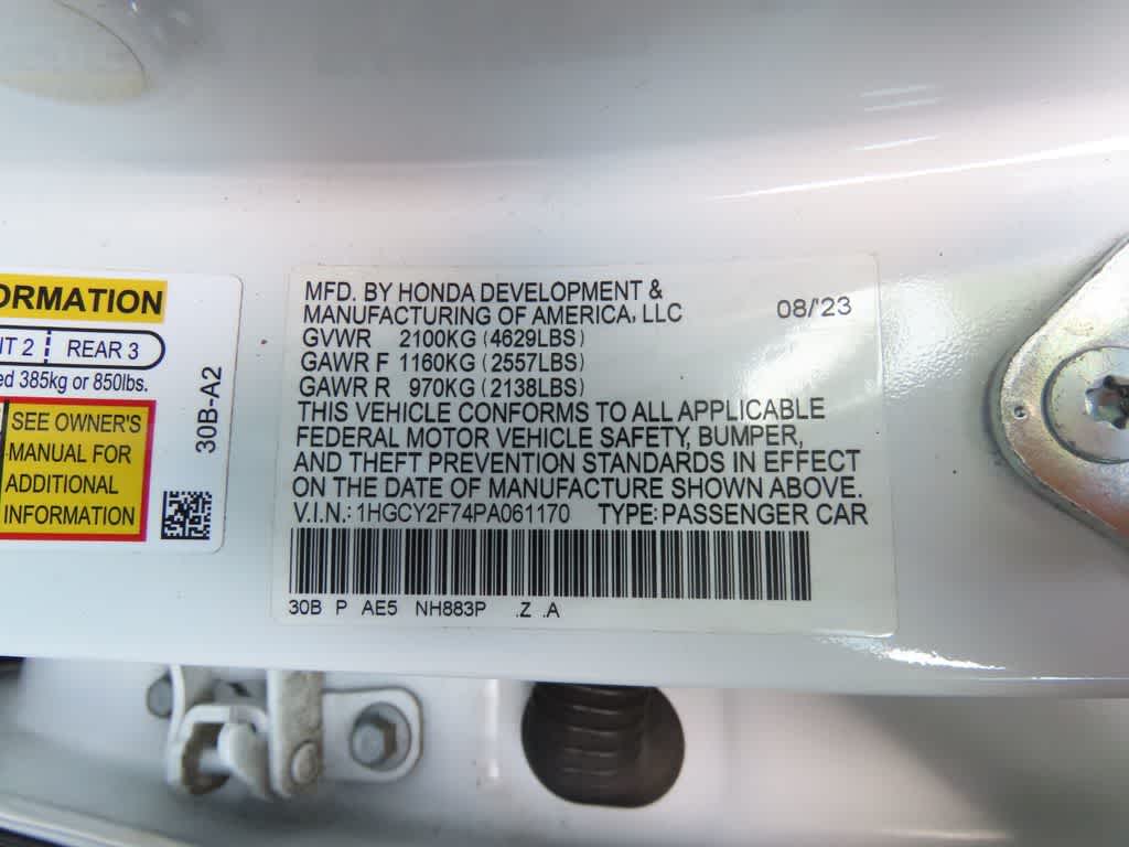 2023 Honda Accord Hybrid Sport-L