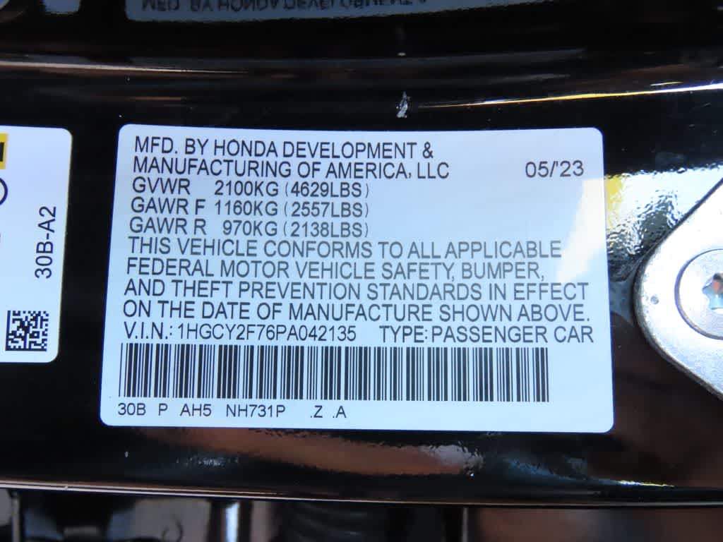 2023 Honda Accord Hybrid Base