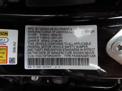 2024 Honda Accord Hybrid Sport-L