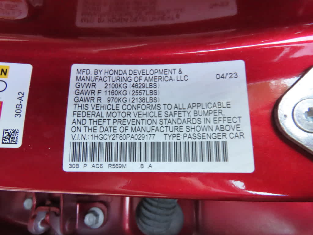 2023 Honda Accord Hybrid Touring