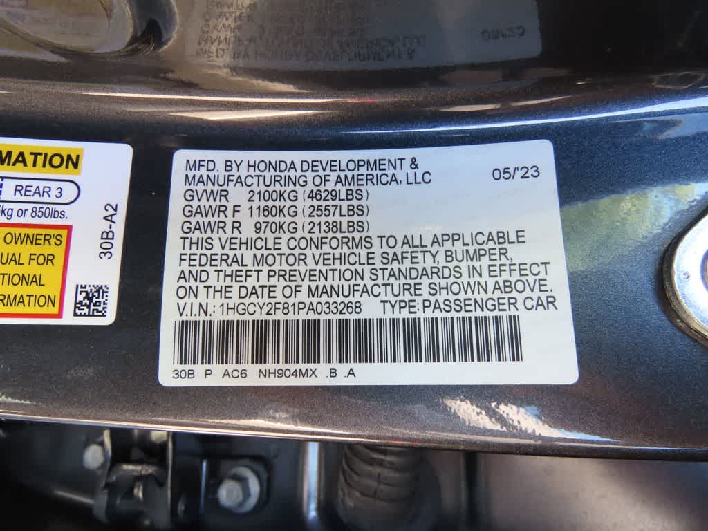 2023 Honda Accord Hybrid Base