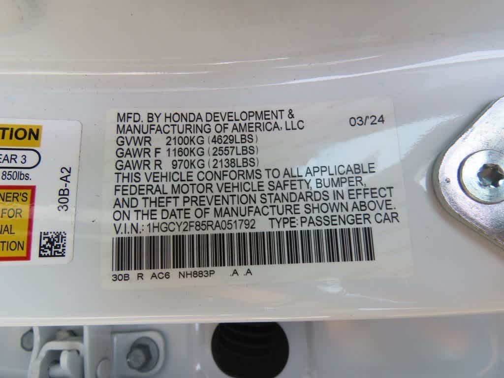 2024 Honda Accord Hybrid Touring