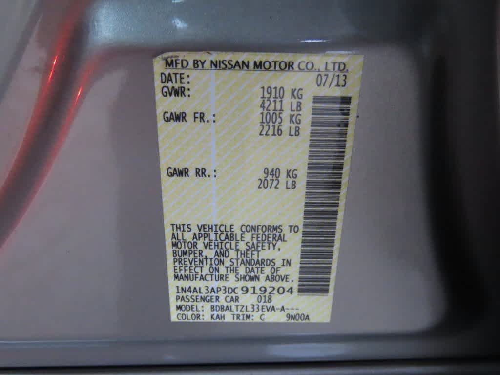 2013 Nissan Altima 2.5 SV