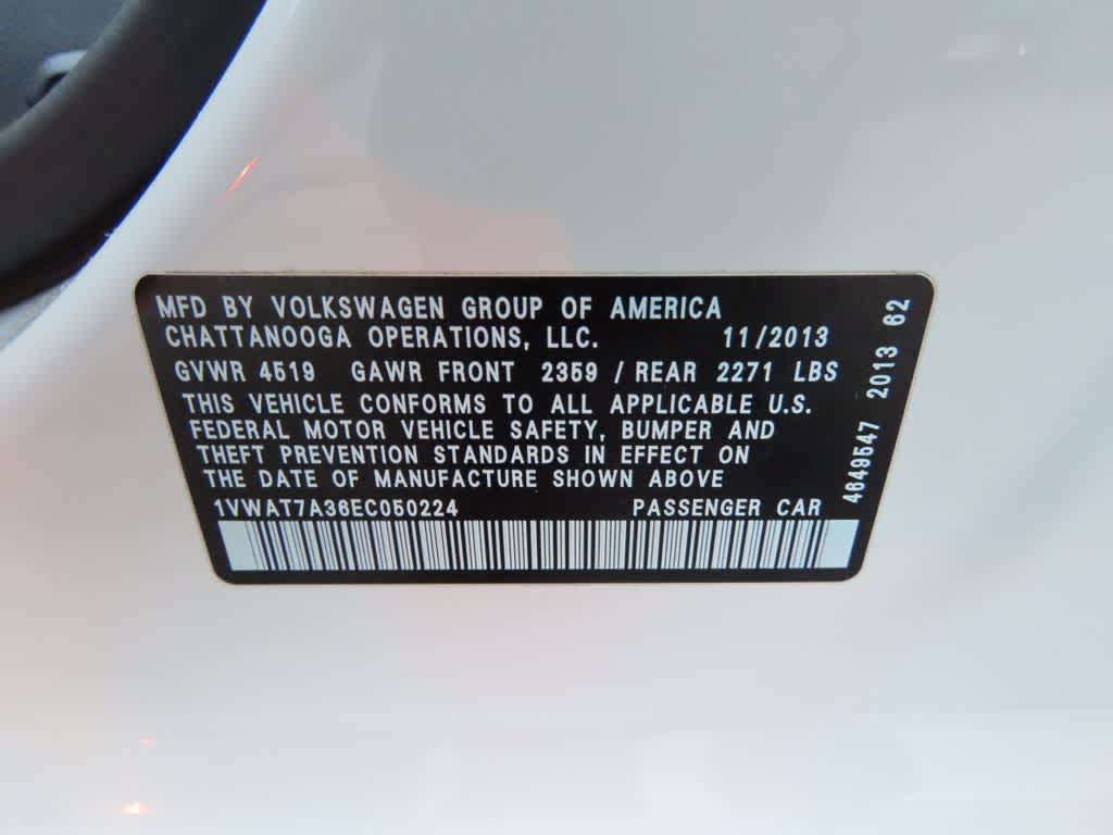 2014 Volkswagen Passat Base