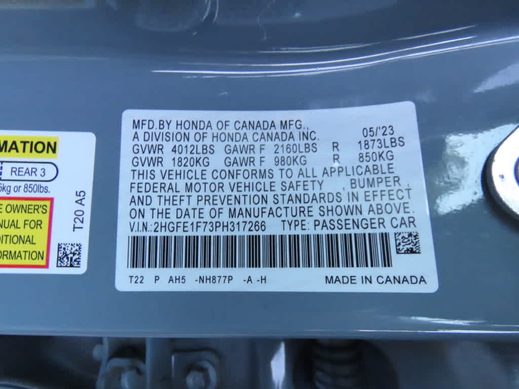 2023 Honda Civic EX