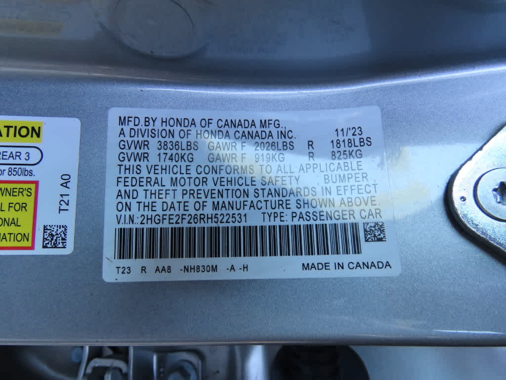 2024 Honda Civic LX