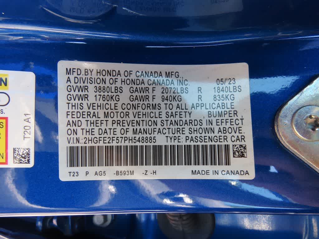 2023 Honda Civic Sport