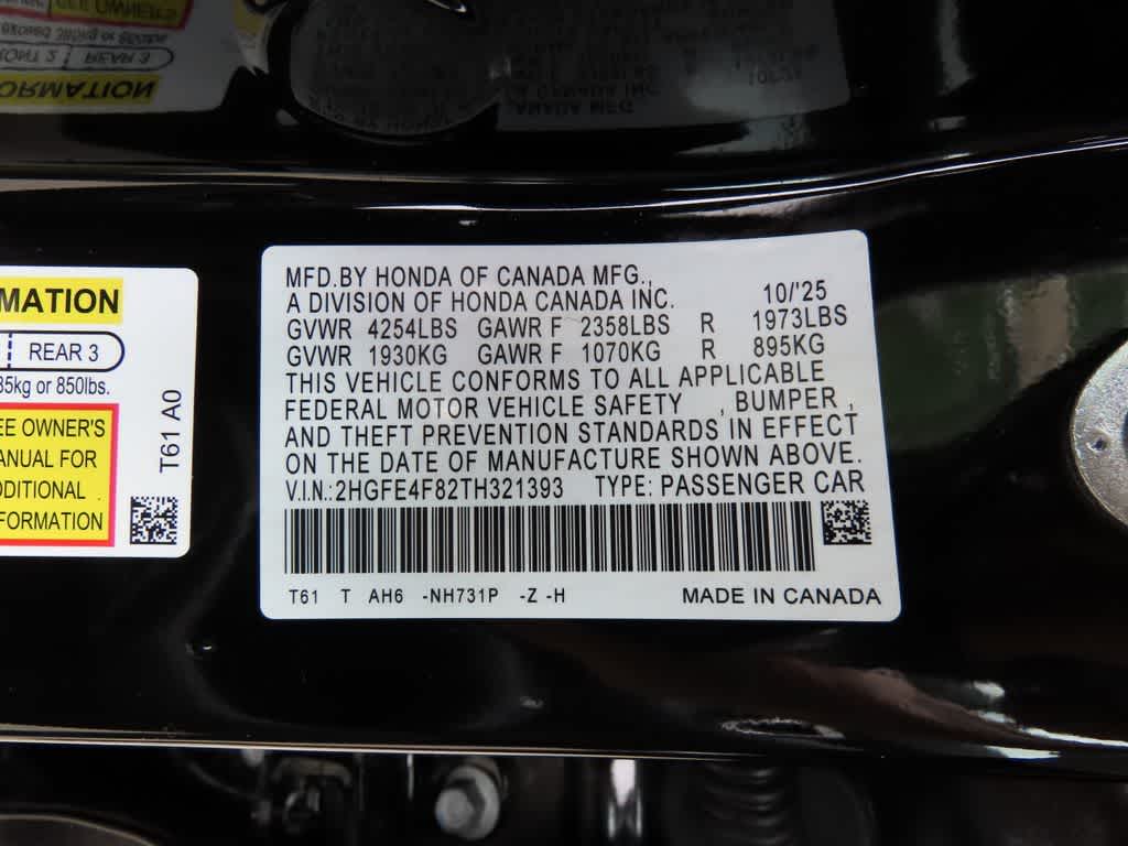 2026 Honda Civic Hybrid Sport