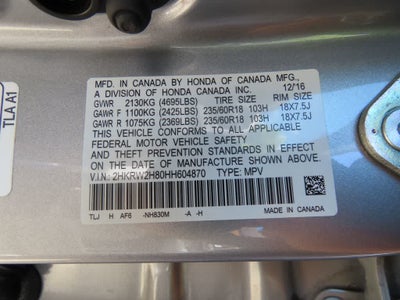 2017 Honda CR-V Base