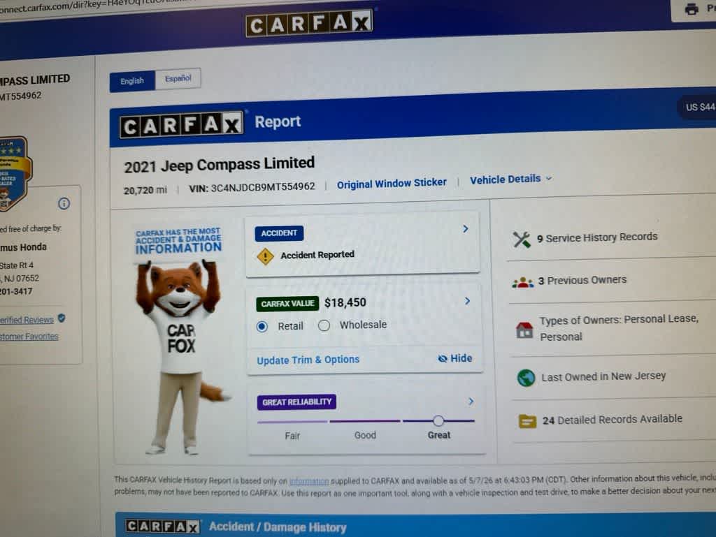 2021 Jeep Compass Limited