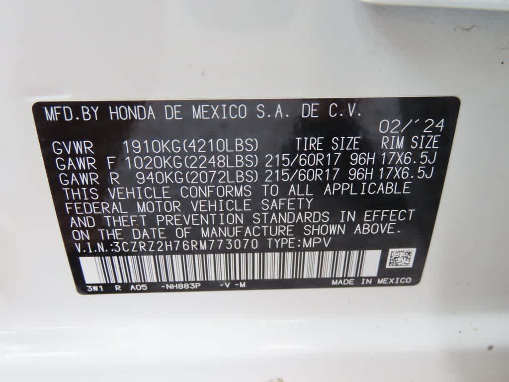 2024 Honda HR-V EX-L