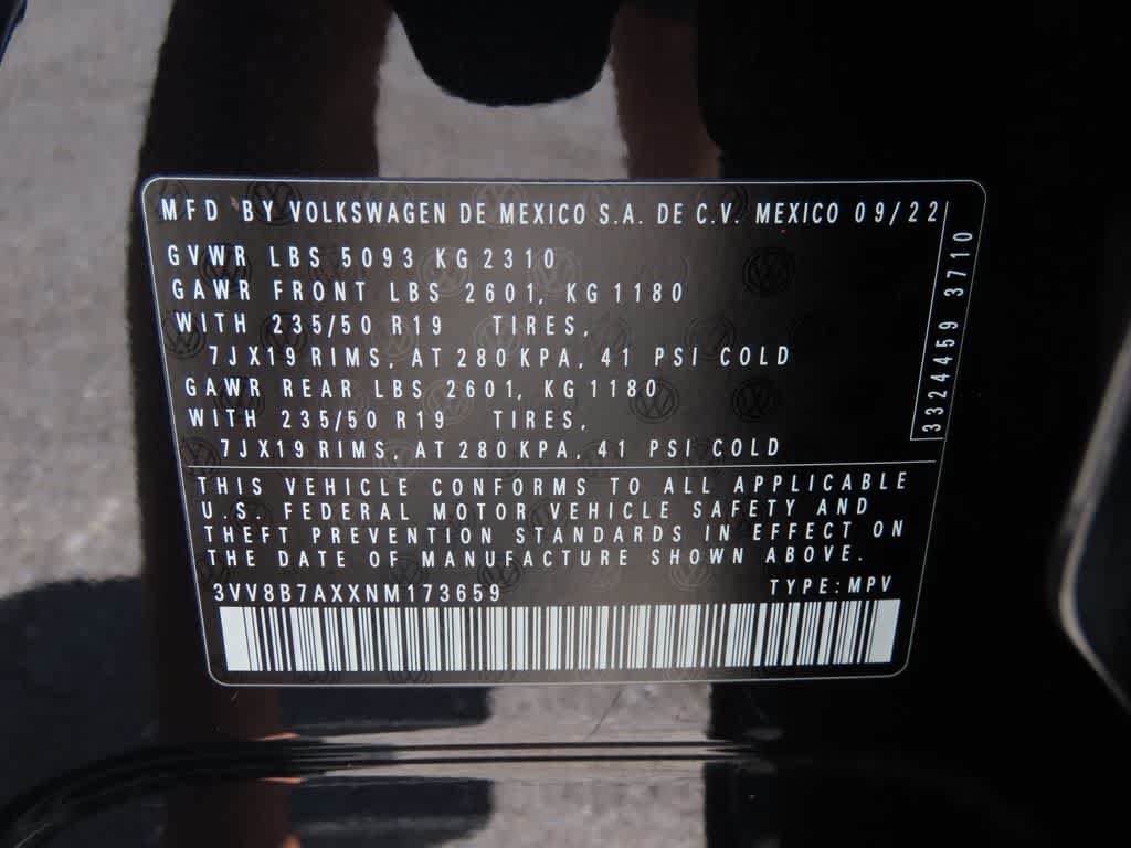 2022 Volkswagen Tiguan SE R-Line Black