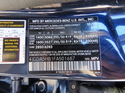 2015 Mercedes-Benz M-Class ML 350