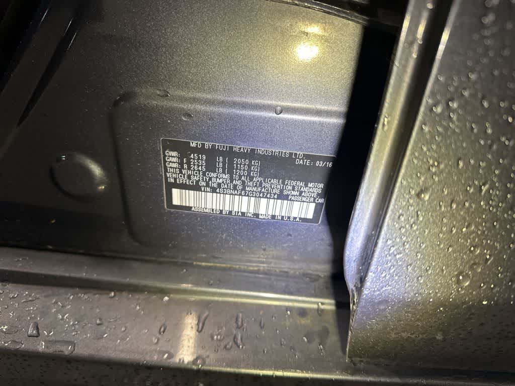 2016 Subaru Legacy 2.5i Premium