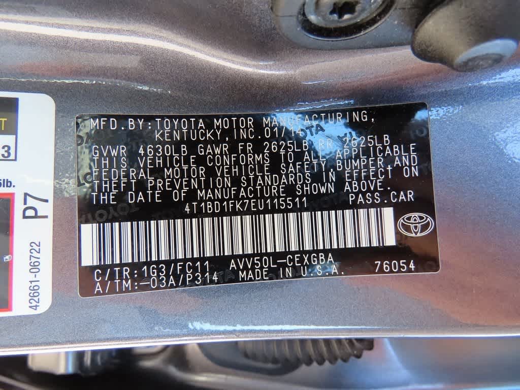 2014 Toyota Camry Hybrid XLE