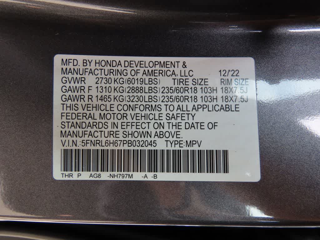 2023 Honda Odyssey EX-L