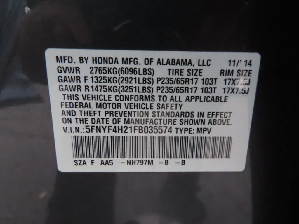 2015 Honda Pilot LX