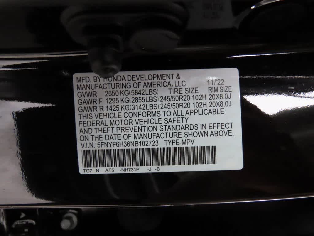 2022 Honda Pilot Sport