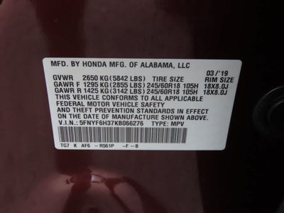 2020 Honda Pilot EX